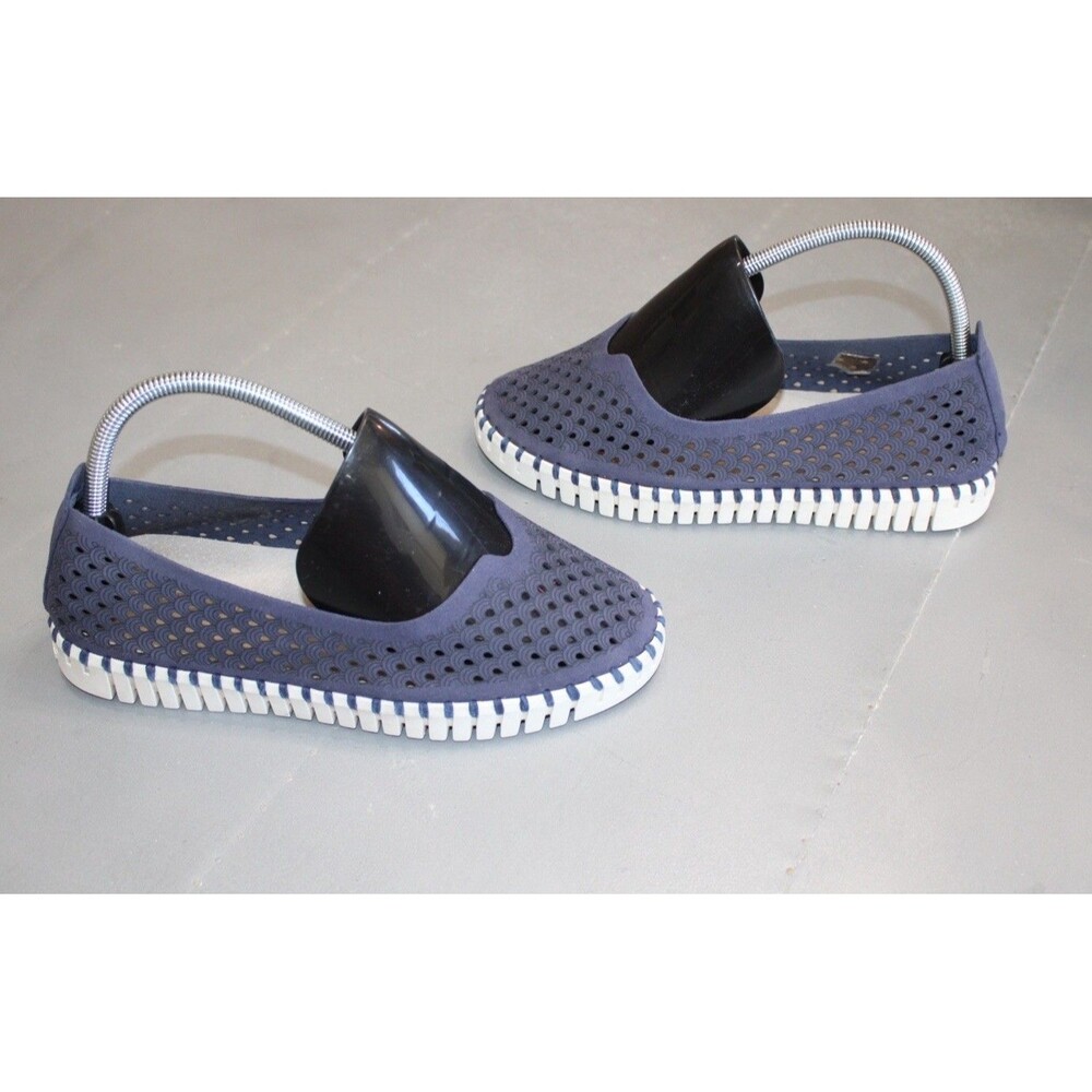 Ilse Jacobsen Tulip Flats Blue EU 38 US 7.5 - 8 Lightweight Slip-On Shoes